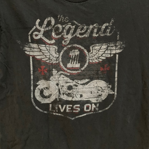 Motorcycle Legend T-Shirt, Black - Picture 2 of 2